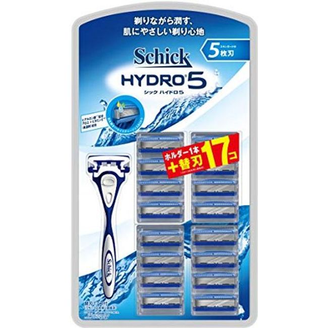 SCHICK Hydro 5 Club Pack (Holder (with blade) with 16 spare blades) 5 blades