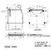 sourcing map SD Memory Card Socket Long Body 11 Pin PCB Mount Connector 20pcs
