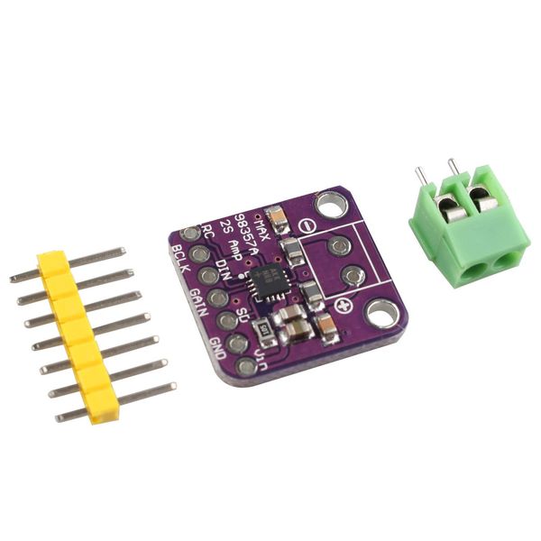 HALJIA MAX98357 I2S 3W Class D Amplifier Breakout Module DAC Decoder Module Filterless Audio Board Compatible with Raspberry Pi ESP32