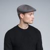 Kangol Tropic Ventair 504 Flat Cap, Grey (Charcoal), X-Large