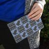 GRAPHICS & MORE Harry Potter Ravenclaw Pattern Pencil Pen Organizer Zipper Pouch Case