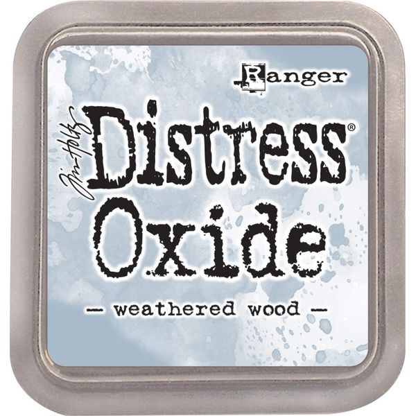 Ranger TDO-56331 Tim Holtz Distress Oxide Ink Pad - Weathered Wood, Blue, Medium