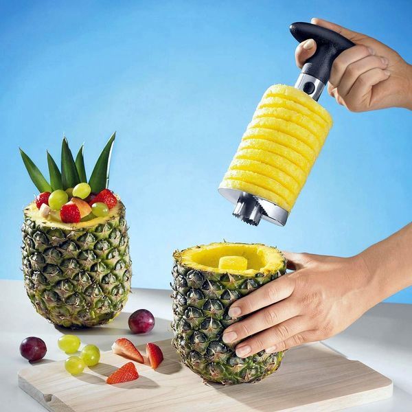 ACONDE [Upgraded, Reinforced, Thicker Blade] Pineapple Corer, Pineapple Slicer, Stainless Steel Pineapple Core Remover Tool