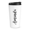 Gift Base Personalised Custom Initials Name Landscape Travel Mug Cup