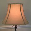 Royal Designs Rectangle Bell w Cut Corners Designer Lamp Shade, Antique Gold, (5.5 x 7) x (10 x 14 )10.5