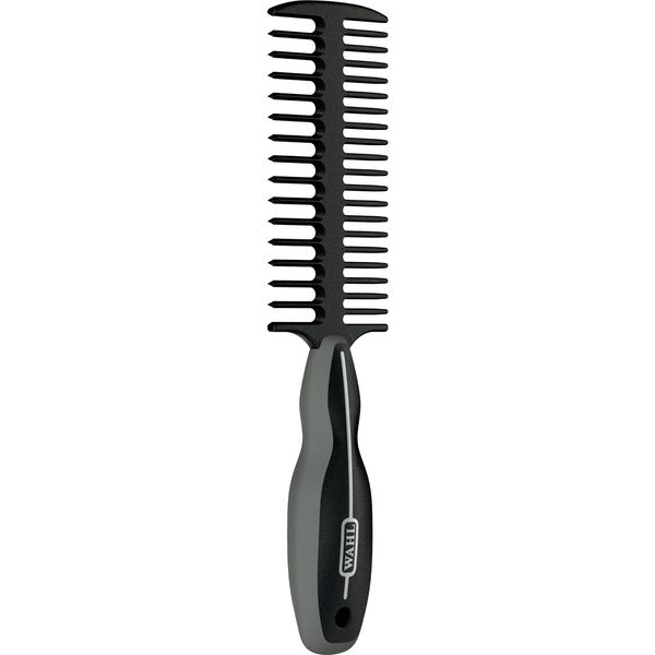 WAHL Professional Animal Equine Grooming Mane & Braiding Horse Comb (#858708) - Mane & Tail Brush - Ergonomic Horse Combs - Horse Grooming Tool - Equine Brush Comb - Black