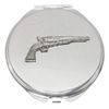 Old Pistol Compact Mirror Handbag Gift With Free Engraving 281