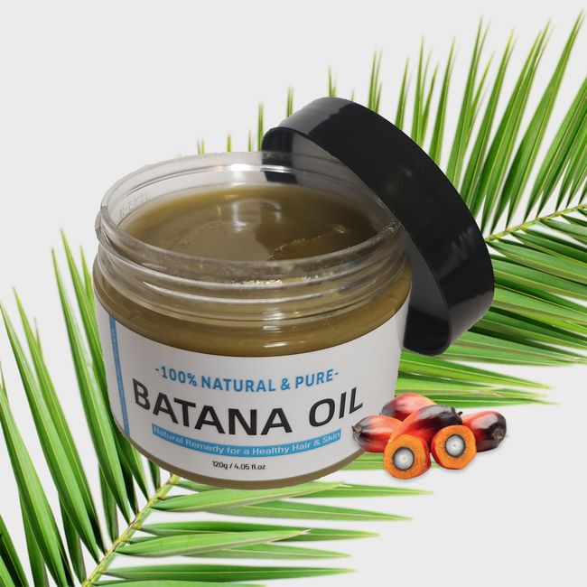 100% Pure Raw Batana Oil Organically Sourced from Honduras for Natural Hair Growth and Thickness. Simple Treatment, Honest Results with Consistent Use for Men and Women - 4.05 fl oz