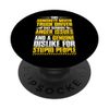 Construction Cement Anger Issues Concrete Mixer Truck Driver PopSockets Standard PopGrip