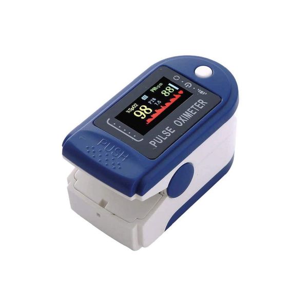 XY-010 Pulse Oximeter, Oxygen Saturation Sensor (SpO2), Fingertip Pulse Oximeter, Monitors Heart Rate, Four-Color OLED Display, with Lanyard