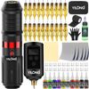 Wireless Tattoo Pen Machine Kit Complete with 1500mAh Power Supply Ink Needles