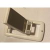Universal White Phone & Ipad/Tablet Holder with Silicone Mat and Adjustable Height/Angle