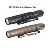 Olight I3T EOS 180Lum Slim Tail Switch Flashlight, Black and Desert Tan Color