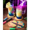 FABER-CASTELL 160806 - Neon Marker, Layoutmarker, 6er Etui Multimarker