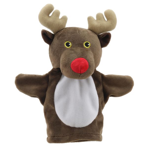 The Puppet Company - My First Christmas Puppet - Reindeer Hand Puppet - Suitable From Birth - PC003829, Brown