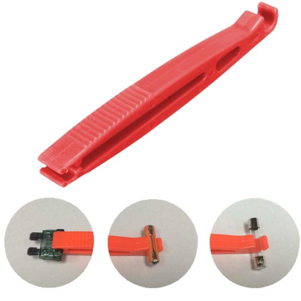 Car Van Automotive Blade Mini Fuse Puller Insertion Removal Red