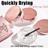 Eyebrow Styling Wax,Instant Brows Soap Kit,Clear Brow Gel Shaping Definition,Eyebrow Lamination Kit,Natural Shaping Cream Waterproof & Long Lasting Eyebrows Styling Wax, Eyebrow Gel With Brush