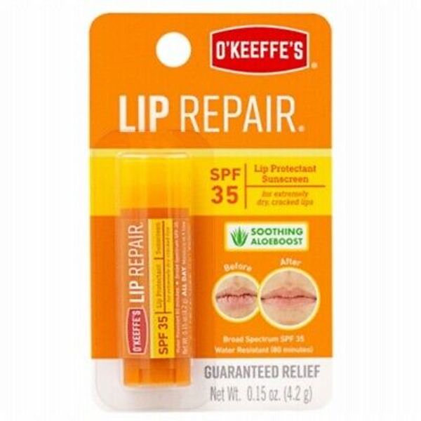 O'Keeffe's Lip Repair No Scent Lip Balm 0.15 oz 1 pk (Pack of 6)