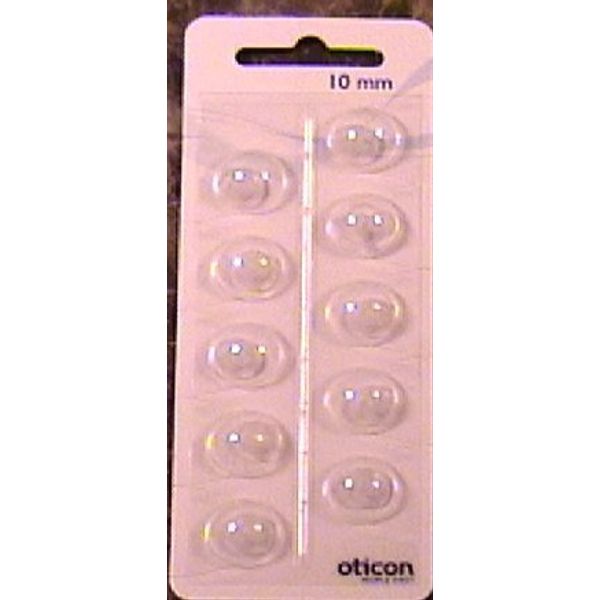 Oticon 10 mm RITE Open Domes (10 dome pack)