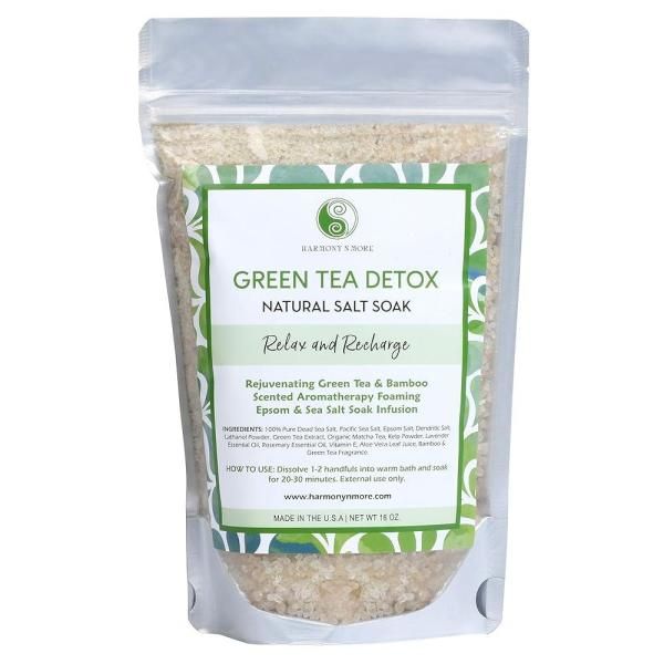 Harmony N More Bath Green Tea InfusionBest Bath Sea Salt Mix Revitalizing AntioxidantsBacteria for Body and Mind