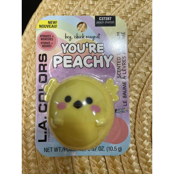 LA Colors Scented Lip Balm You’re Peachy Hey Chick Magnet C37285