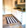 Buffalo Check 2'x6' Doormat – Timeless Black and White Style