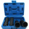 MAXSALES 5pc Twist Deep Socket Set 4 Damaged Worn Lug Nut and Lock Remover 17,19,21,22mm
