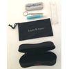 EAGLE EYES Sunglass soft & Semi Hard Ziper Clamshell Case Tool, Mcrofiber& Spray