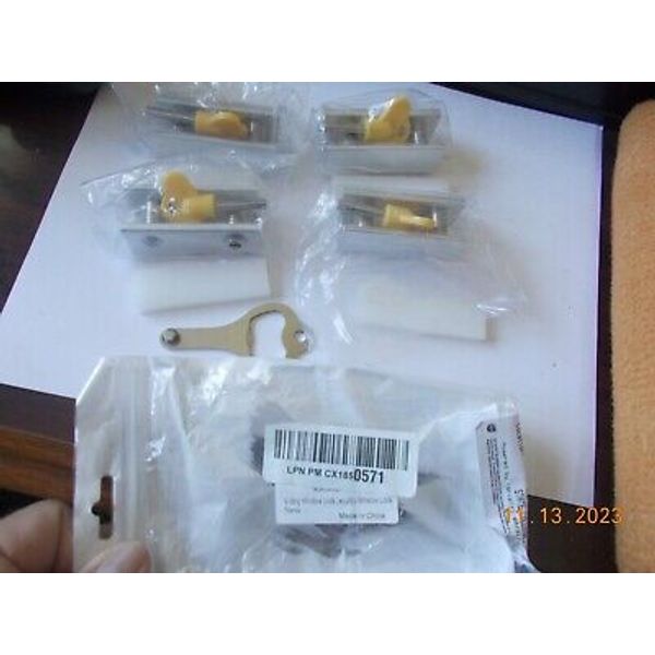 4 New Sliding Window Locks, no instructions