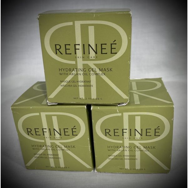 Refinee Hydrating Gel Mask NIB (LOT OF 3!) FAST FREE SHIPPING!