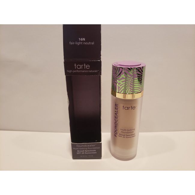 Tarte ~ Foundcealer ~ Multi-tasking Foundation~ 16N Fair Light Neutral~NIB 8/23