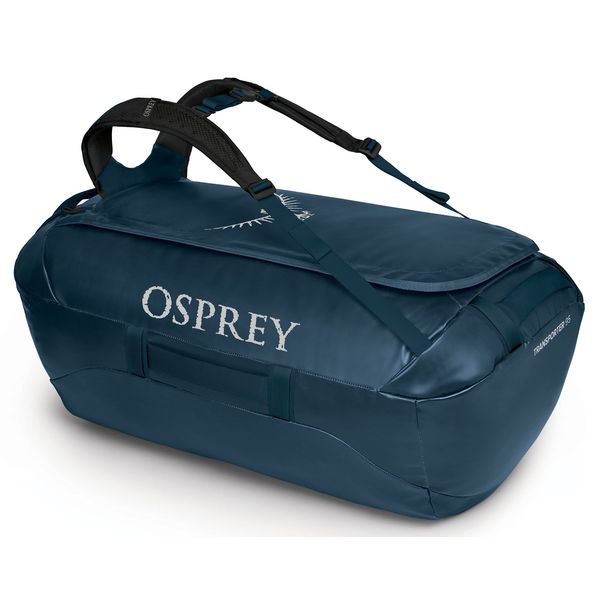 Osprey Transporter 95L Travel Duffel Bag, Venturi Blue