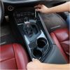 Gear Shift & Water Cup Holder Cover Panel Emblem Kit For Doage Challenger 2015+