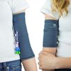 Mighty Well PICCPerfect PICC Line Cover: Soft Touch Double Layer PICC Line Arm Cover | Solid Slate, Large