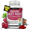 Toplux Organic Beet Root Tablets-Nitric OxideBooster Beetroot Supplement 2040mg