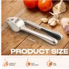 Kitchen Garlic Press Stainless Steel, Premium Rust Proof & Dishwasher Safe Garli