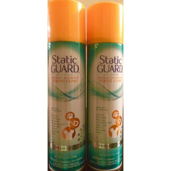 Static Guard Spray 5.5 Oz / 2pack (2X5.5 oz)