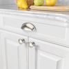 Amerdeco Pack of 12 Furniture Knobs, Cupboard Knobs, Brushed Nickel Drawer Knobs, Knobs for Cupboard, Door Knobs, Dresser Knobs, Cabinet Knobs