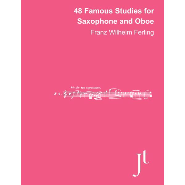 48 Famous Studies for Saxophone or Oboe (Annotated): Full bound sheet music for study, review, and performance