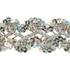 Trims by the Yard Sharon Scallop Edge Sequin Braid Trim, Silver (20 Yard Cut)