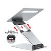 Laptop Stand, Ergonomic, Adjustable Height, Fits Laptops 10"-17" Silver, NEW!