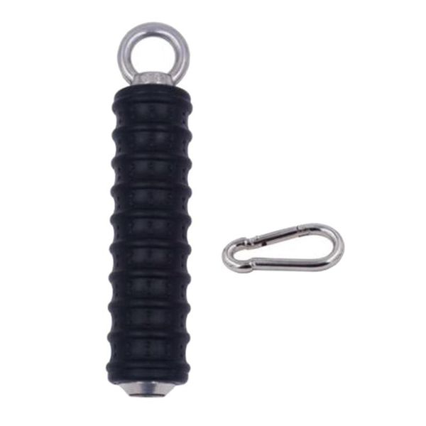 Pull-Up Hold Grip Hand Grip Strength with Strap, TPE Steel, Black