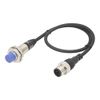 PRDW12-8DP, Sensor, Inductive Prox, M12 Round, Non Shielded, 8mm Sensing, PNP, NO, 3 Wire, Cable Connector Type, 10-30 VDC