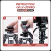 Fotopro LY20 PRO Tripod Speedy Mini Leveling Base Universal Horizontal Adjustment Mount for DSLR Camera