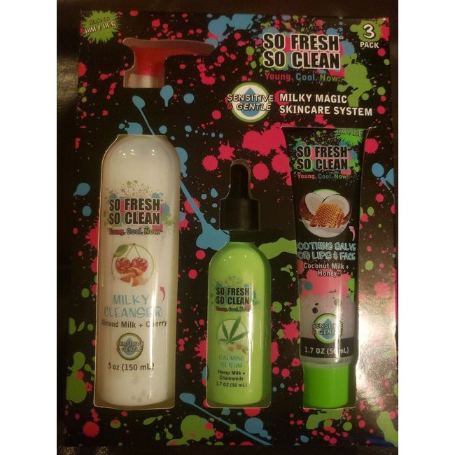 'So Fresh So Clean' Milky Magic Skincare System Kit - Sensitive and Gentle