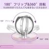 Jsoerpay Smartphone Ring, Clear, Thin Bunker Ring, 360° Rotation, Fall Prevention, Ring Type, Stand Function, Transparent Smartphone Ring, Compatible with Most Smartphones, Tablets, Cases (2 Rose