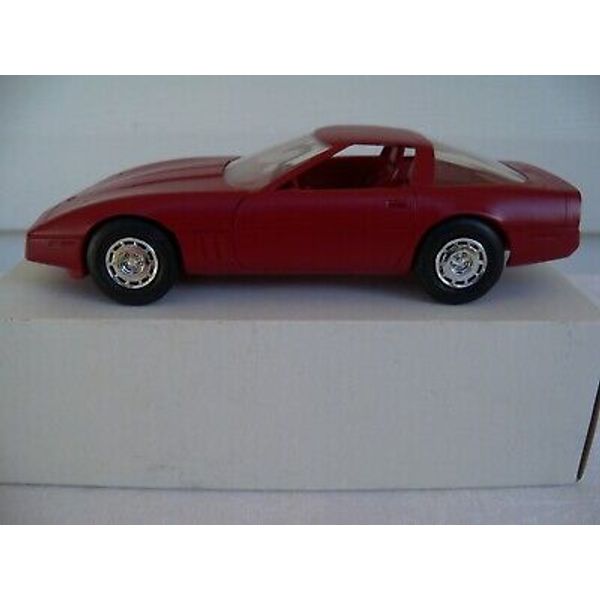 1984 Chevrolet Corvette Coupe Dealer Promo Toy Sport Car NIB MIB Red