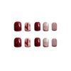 24 Pack Elegant Nail Tips Shell Nail Silver Pink Make You More Nice ,Can Be Used For Wedding,Party,Holiday,Dating,Prom,Daily Life