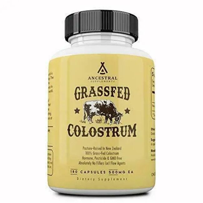 Ancestral Supplements Grass Fed Beef Colostrum Supplement - 180 caps...