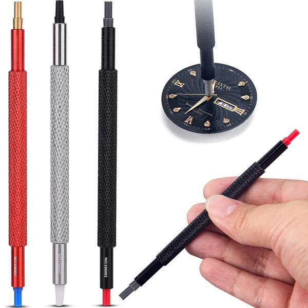 Watchmakers Repair Tool, 3Pcs Watch Hand Presser Pusher Setting Fitting Set for Watch, Watch Link Remover Watch Strap Wristwatch Repair Tools